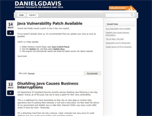 Tablet Screenshot of danielgdavis.com